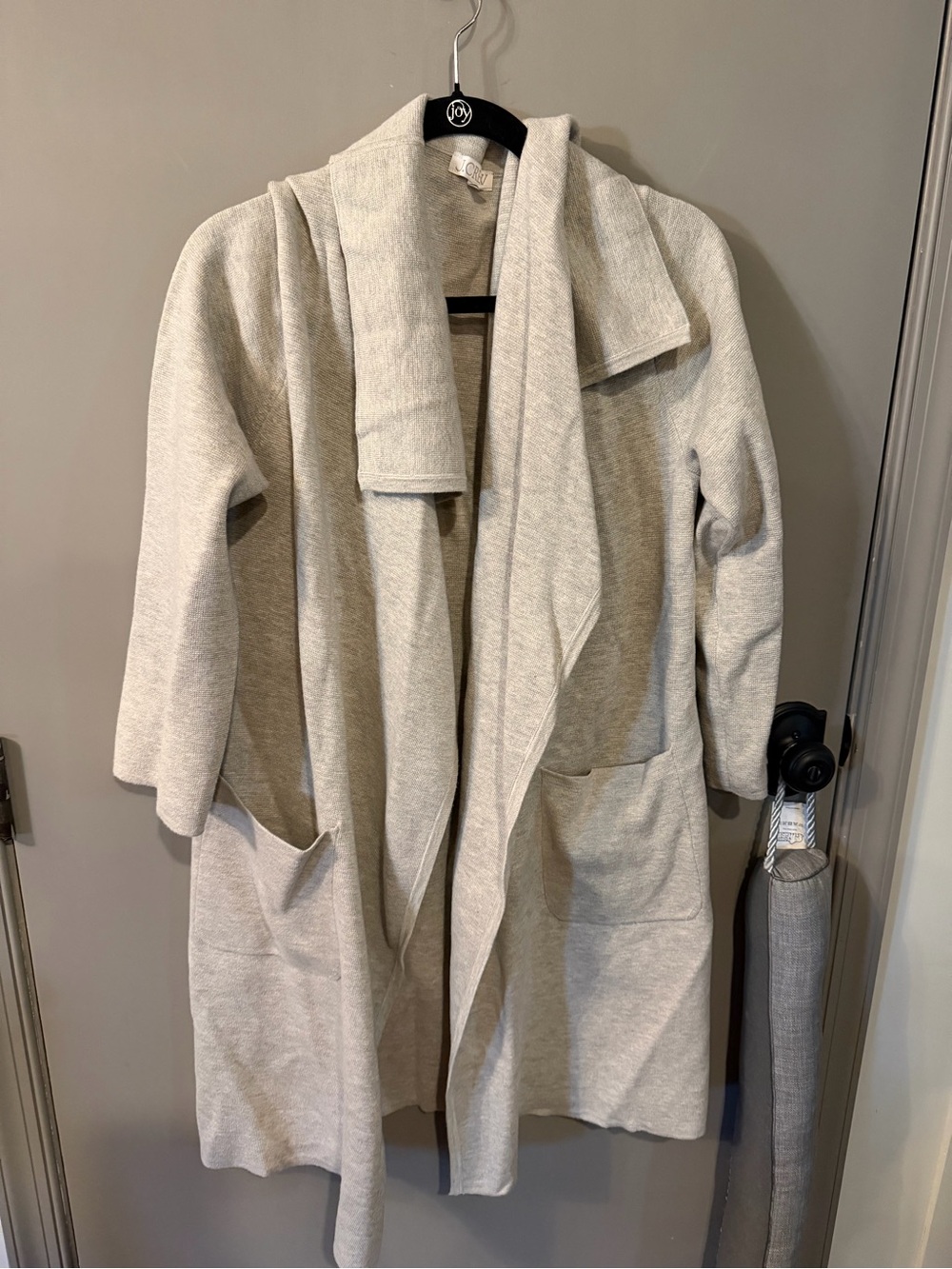 J Crew Light Gray Women's Long Cardigan